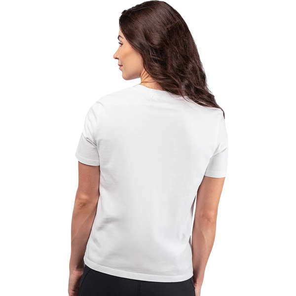 Zhik Mujer Camiseta De Algodón Con Logotipo TEE-0733-W-WHT - White